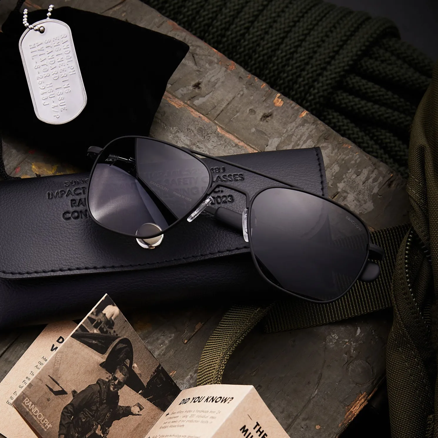 Women Randolph Engineering Aviator - Military Special Edition - Matte Black