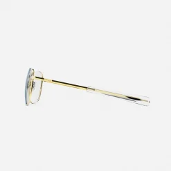 Women Randolph Engineering Aviator - Military Special Edition - 23k Gold & Clear - Prescription Eyewear