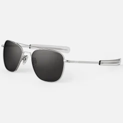 Randolph Engineering Aviator - Military Special Edition - Matte Chrome - Prescription Sunglasses