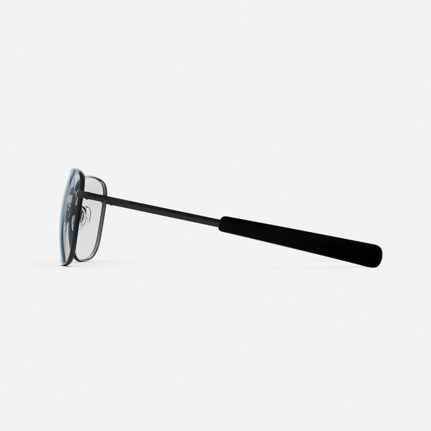 Women Randolph Engineering Aviator - Military Special Edition - Matte Black & Clear - Prescription Eyewear