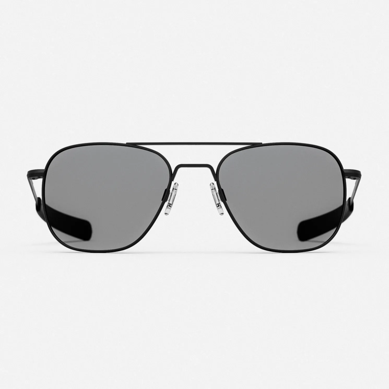 Women Randolph Engineering Aviator - Military Special Edition - Matte Black & Clear - Prescription Eyewear