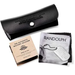 Randolph Engineering Aviator - Military Special Edition - Matte Black - Prescription Sunglasses