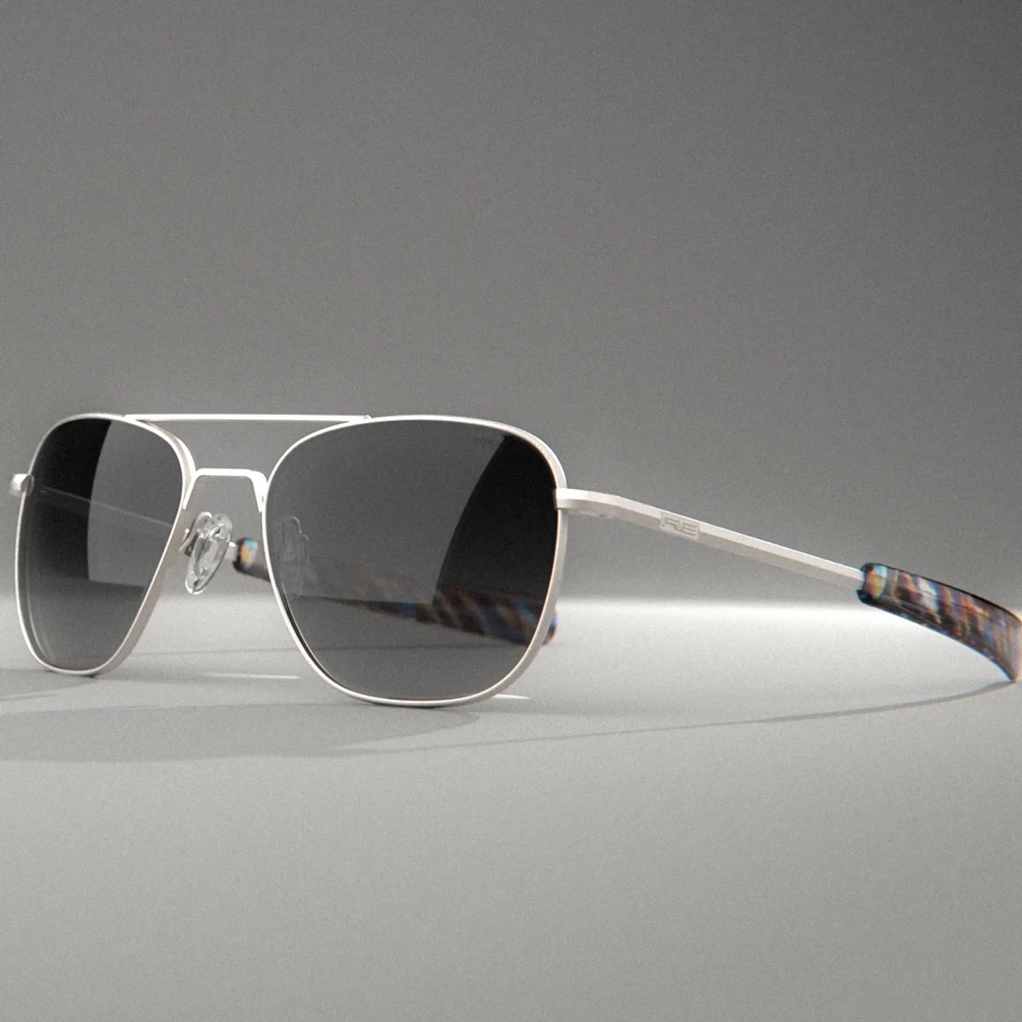 Women Randolph Engineering Aviator - Satin Silver & Coastal Gray