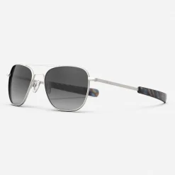 Women Randolph Engineering Aviator - Satin Silver & Coastal Gray