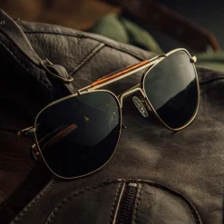 Women Randolph Engineering Aviator II - 23k Gold & American Tan