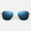 Randolph Engineering Aviator 23k White Gold & Cobalt - Prescription Sunglasses