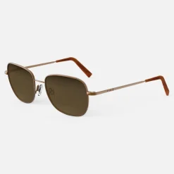 Women Randolph Engineering Cecil - 22k Satin Chocolate Gold & Cape Sand
