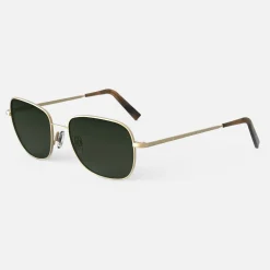 Women Randolph Engineering Cecil - 23k Satin Gold & Evergreen