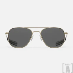 Randolph Engineering Class A Aviator - Desert Sand & American Gray - Prescription Sunglasses