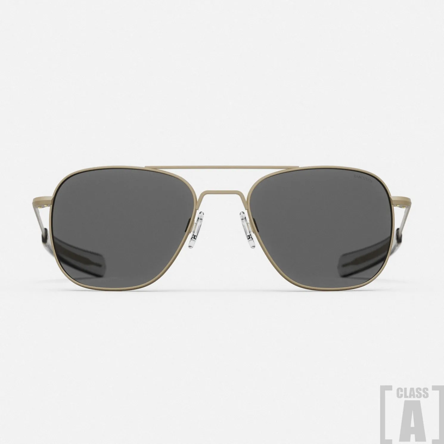 Randolph Engineering Class A Aviator - Desert Sand & American Gray - Prescription Sunglasses
