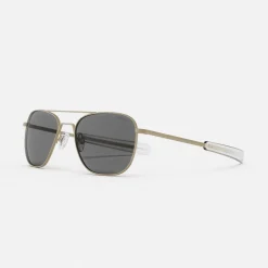 Randolph Engineering Class A Aviator - Desert Sand & American Gray - Prescription Sunglasses