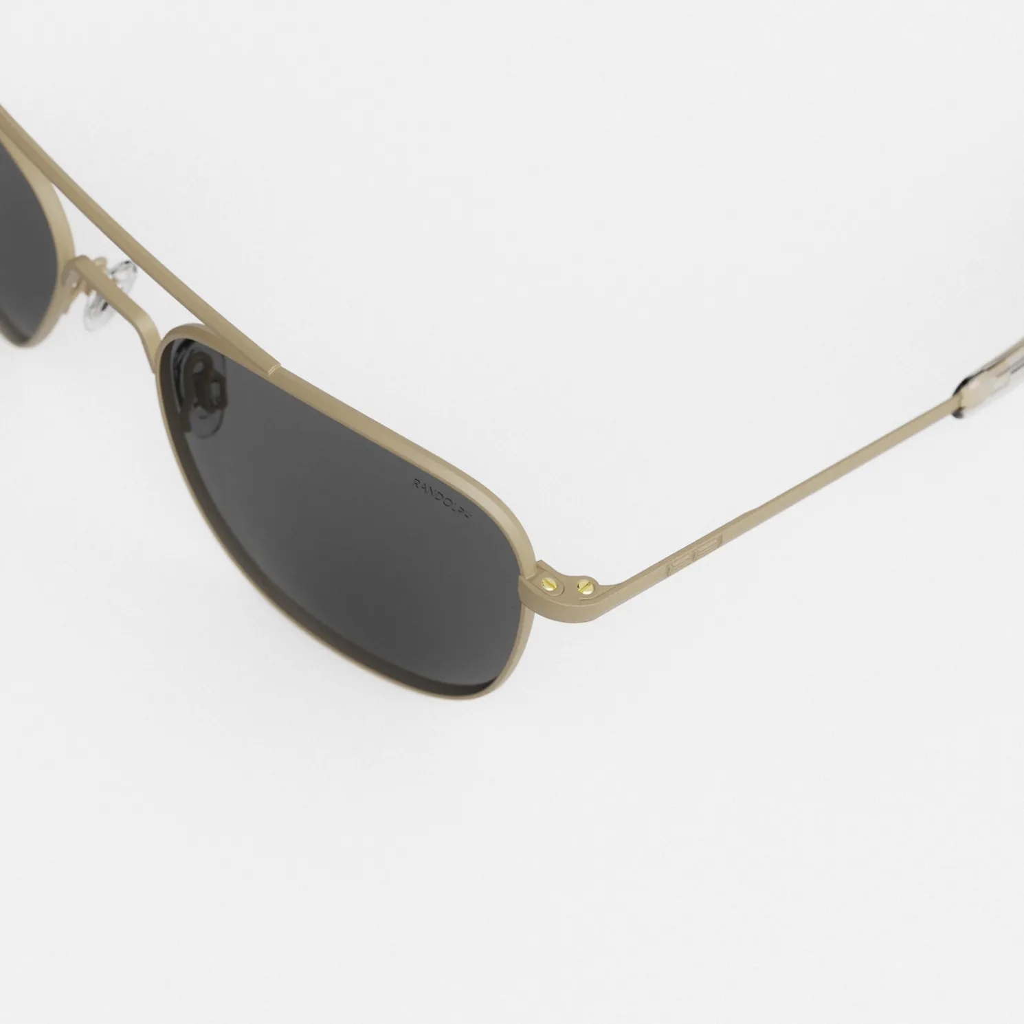 Randolph Engineering Class A Aviator - Desert Sand & American Gray - Prescription Sunglasses