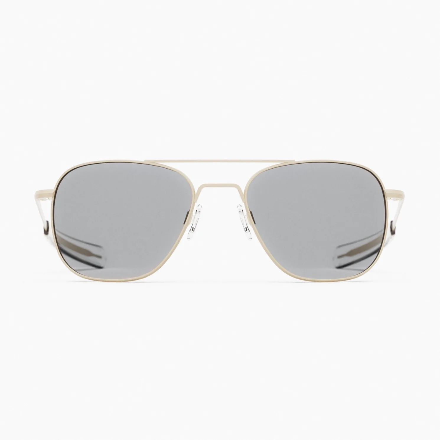 Women Randolph Engineering Class A Aviator - Desert Sand & Clear - Prescription Eyewear