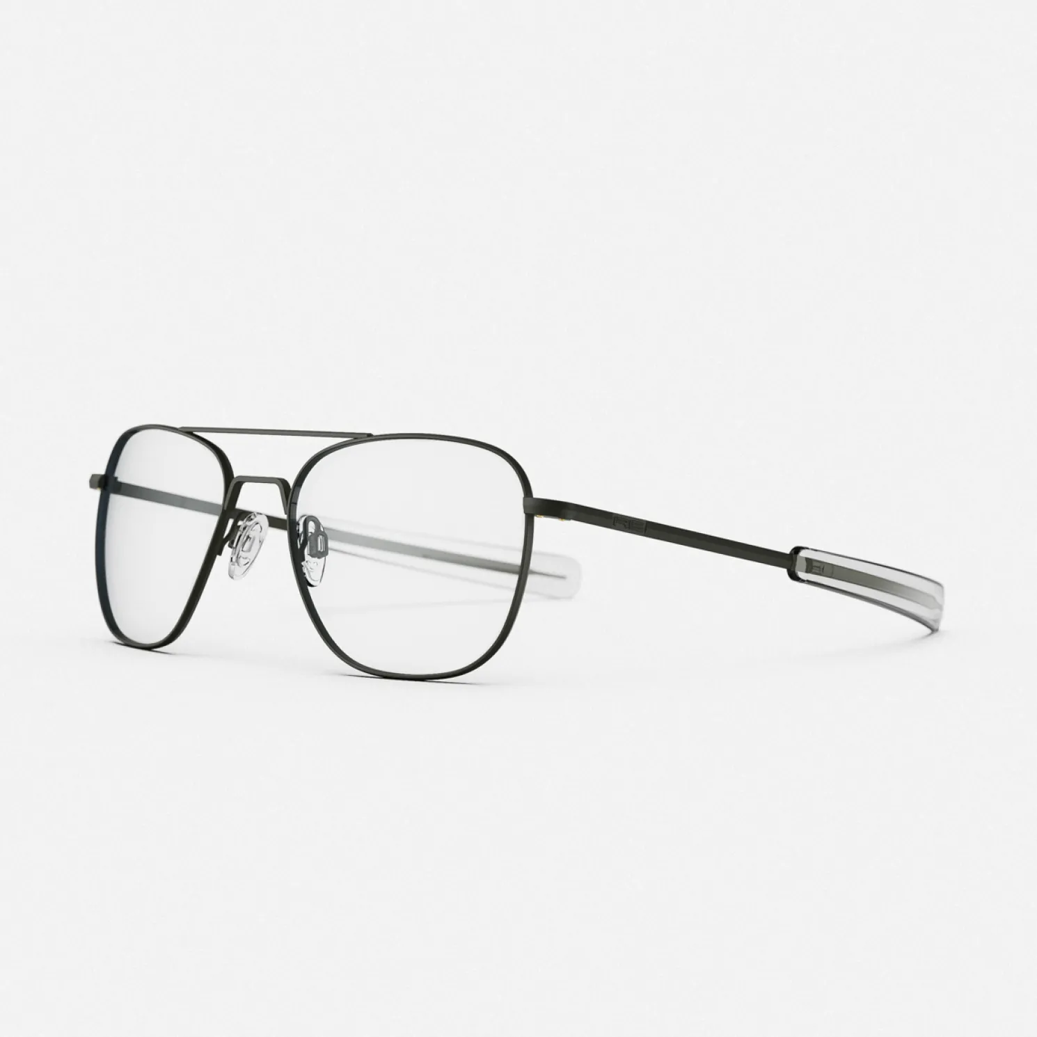 Women Randolph Engineering Class A Aviator - Military Olive & Clear - Prescription Eyewear