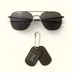 Randolph Engineering Class A Aviator - Military Olive & American Gray - Prescription Sunglasses