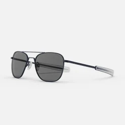 Randolph Engineering Class A Aviator - Navy & American Gray - Prescription Sunglasses