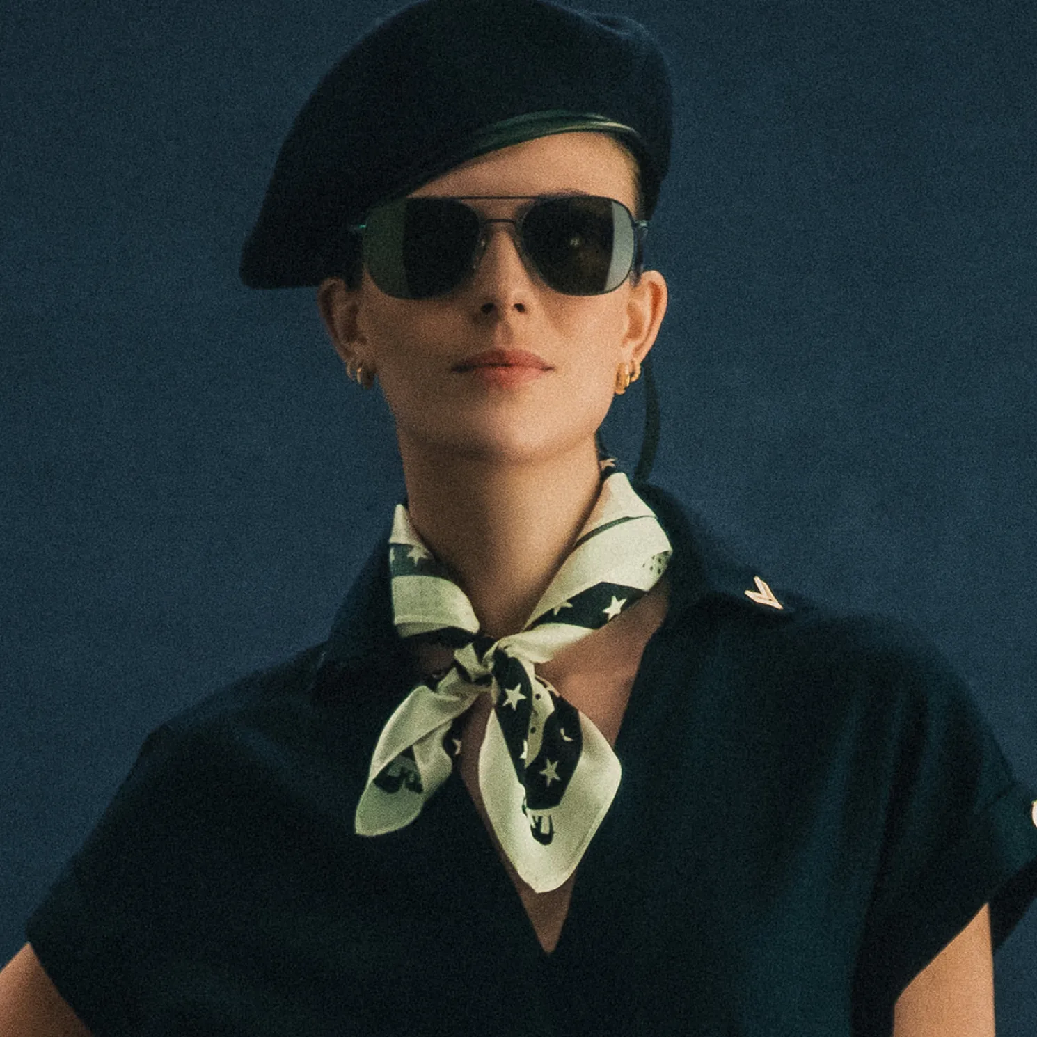 Women Randolph Engineering Class A Aviator - Navy & American Gray