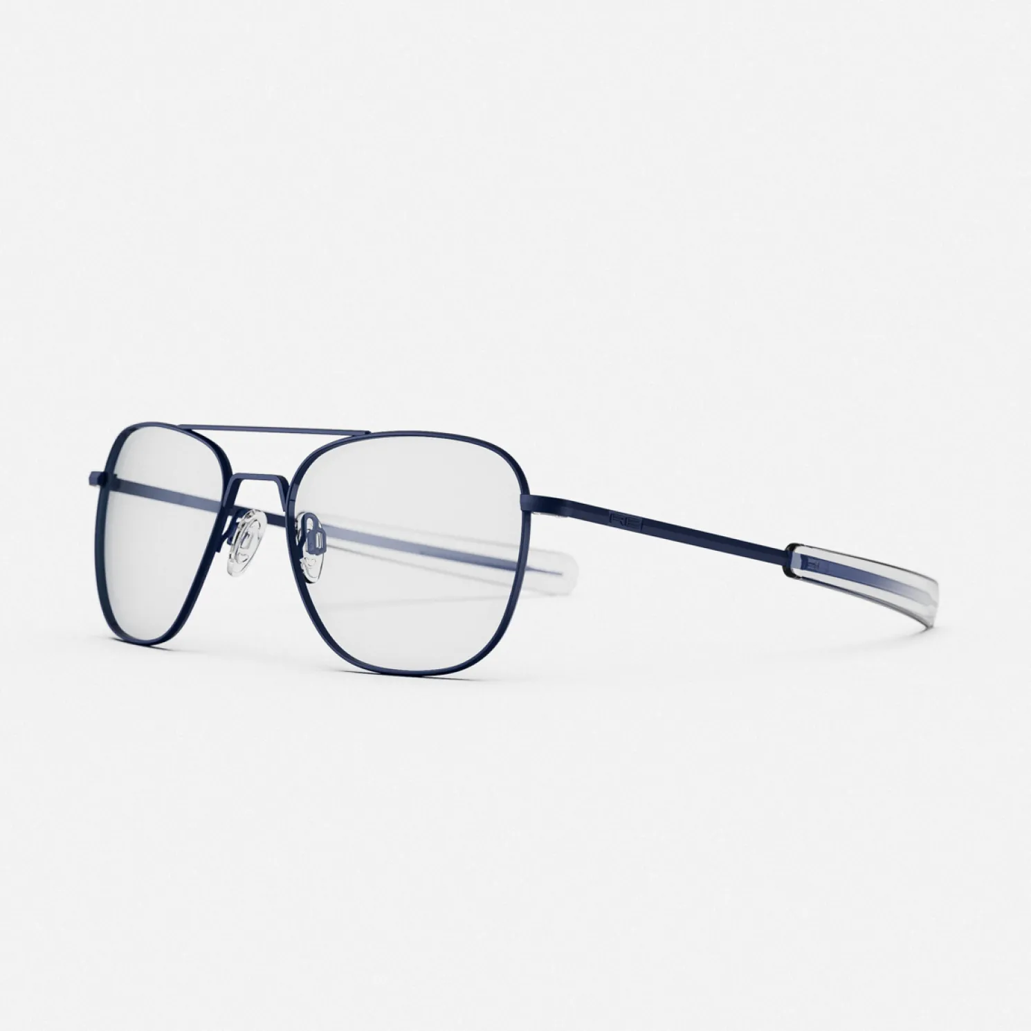 Women Randolph Engineering Class A Aviator - Navy & Clear - Prescription Eyewear