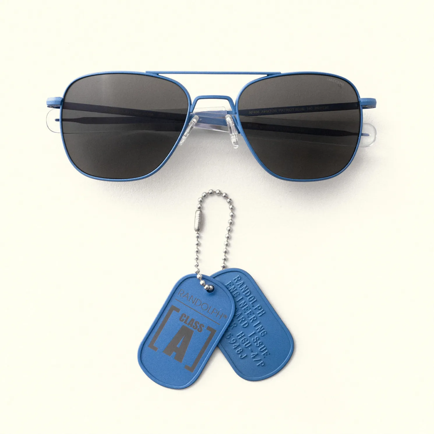 Randolph Engineering Class A Aviator - Patriot Blue & American Gray - Prescription Sunglasses