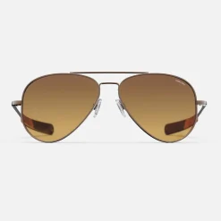 Randolph Engineering Concorde - 22k Chocolate Gold & Cape Sand - Prescription Sunglasses
