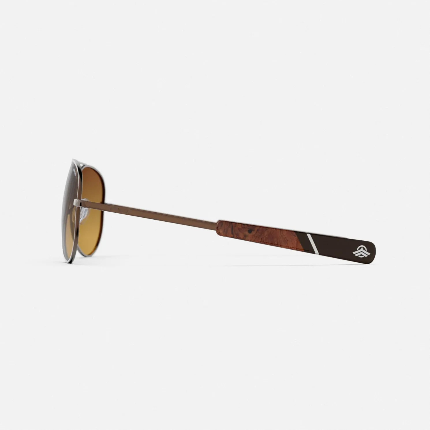 Randolph Engineering Concorde - 22k Chocolate Gold & Cape Sand - Prescription Sunglasses