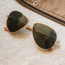 Randolph Engineering Concorde - 23k Gold & AGX - Prescription Sunglasses