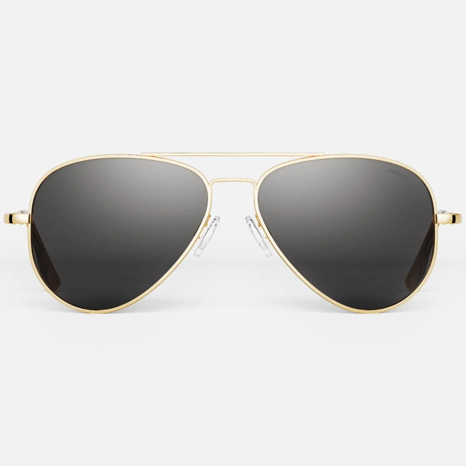 Randolph Engineering Concorde - 23k Gold & American Gray - Prescription Sunglasses