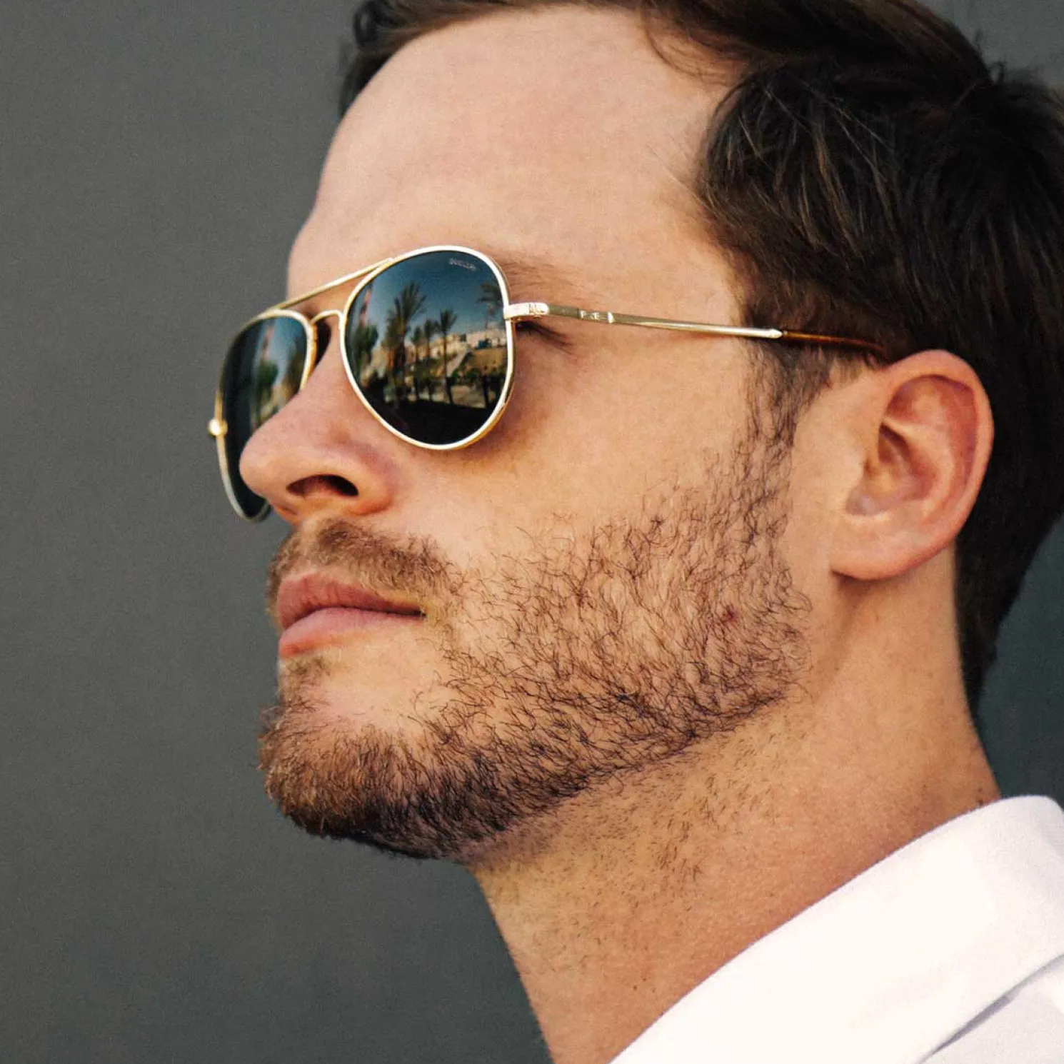 Randolph Engineering Concorde - 23k Gold & American Tan - Prescription Sunglasses