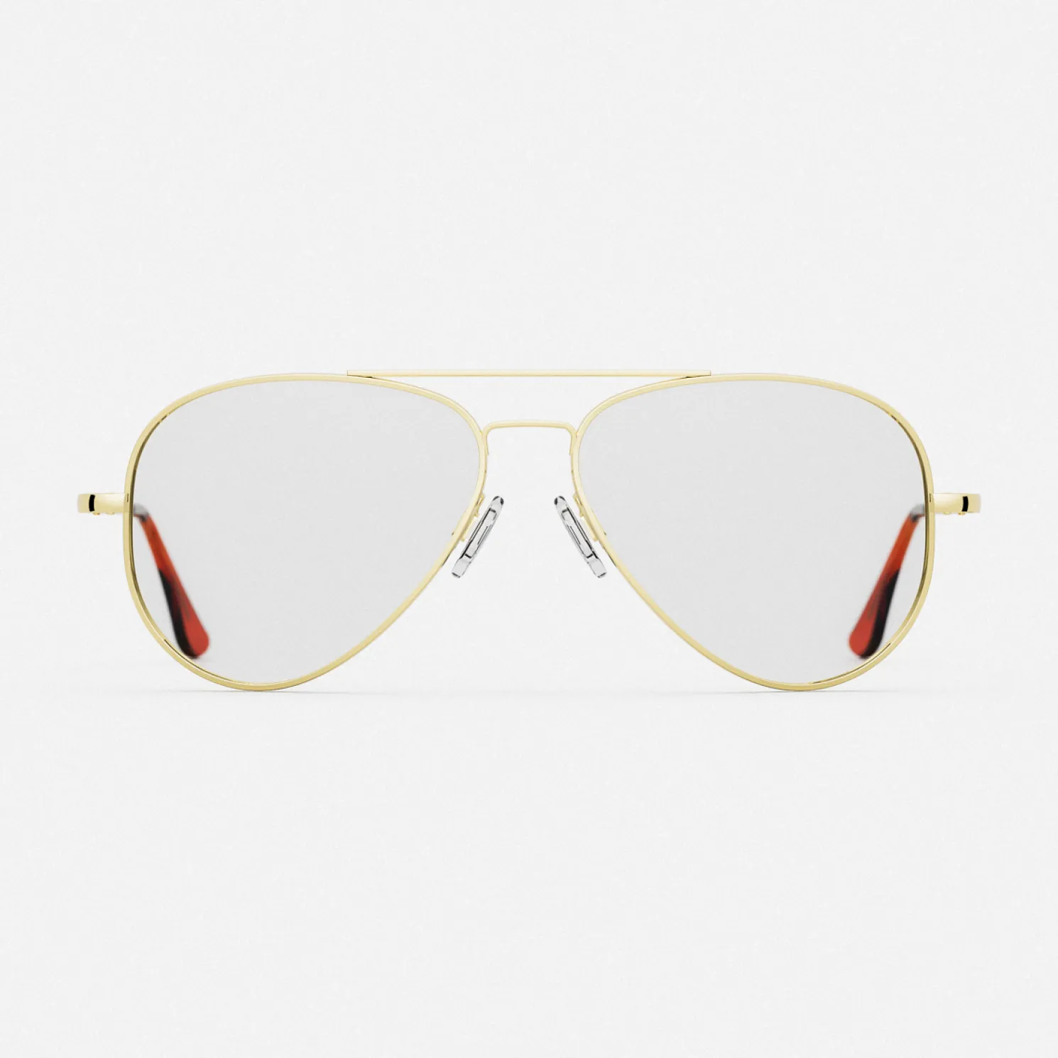 Women Randolph Engineering Concorde - 23k Gold & Clear - Prescription Eyewear