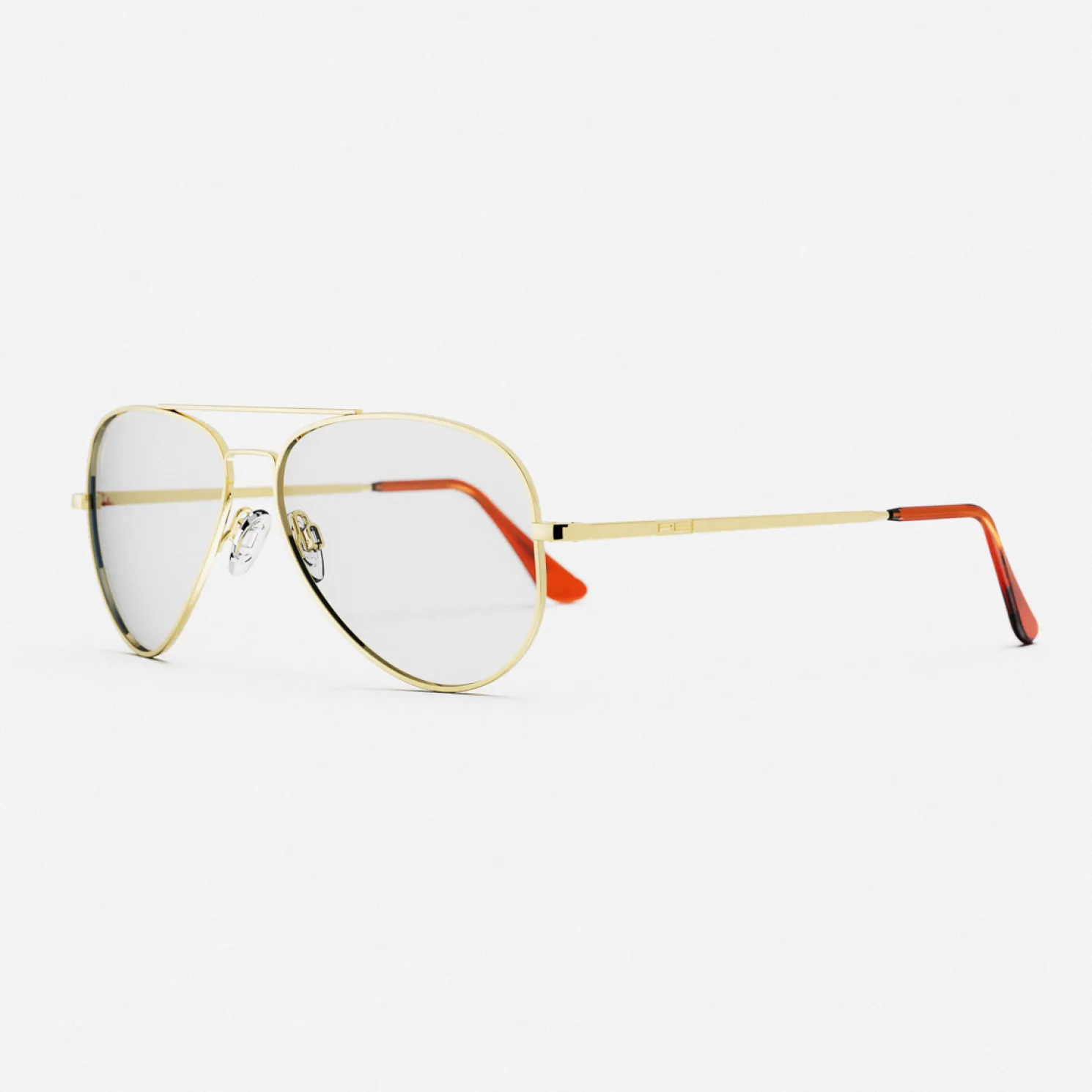 Women Randolph Engineering Concorde - 23k Gold & Clear - Prescription Eyewear