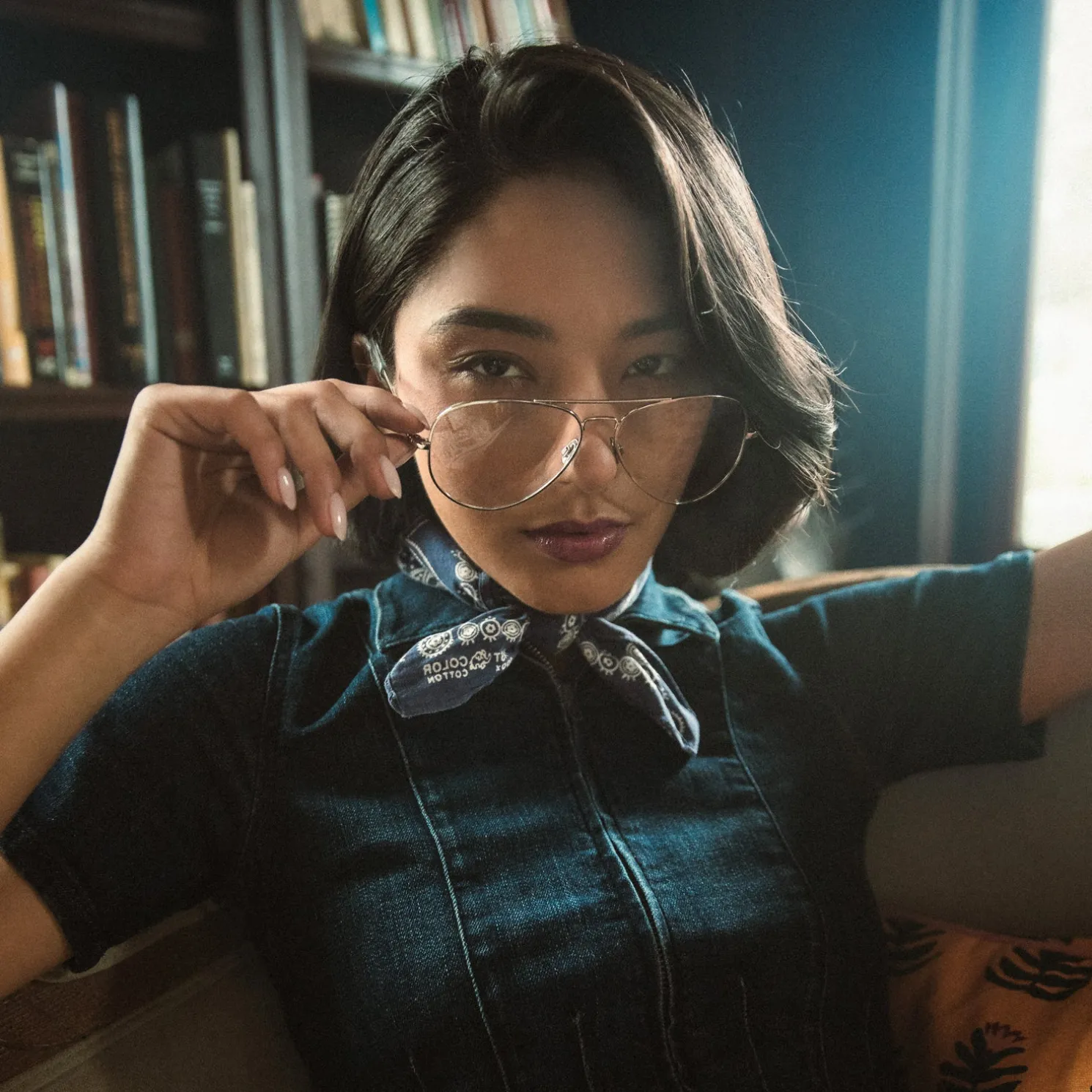 Women Randolph Engineering Concorde - 23k Gold & Clear - Prescription Eyewear