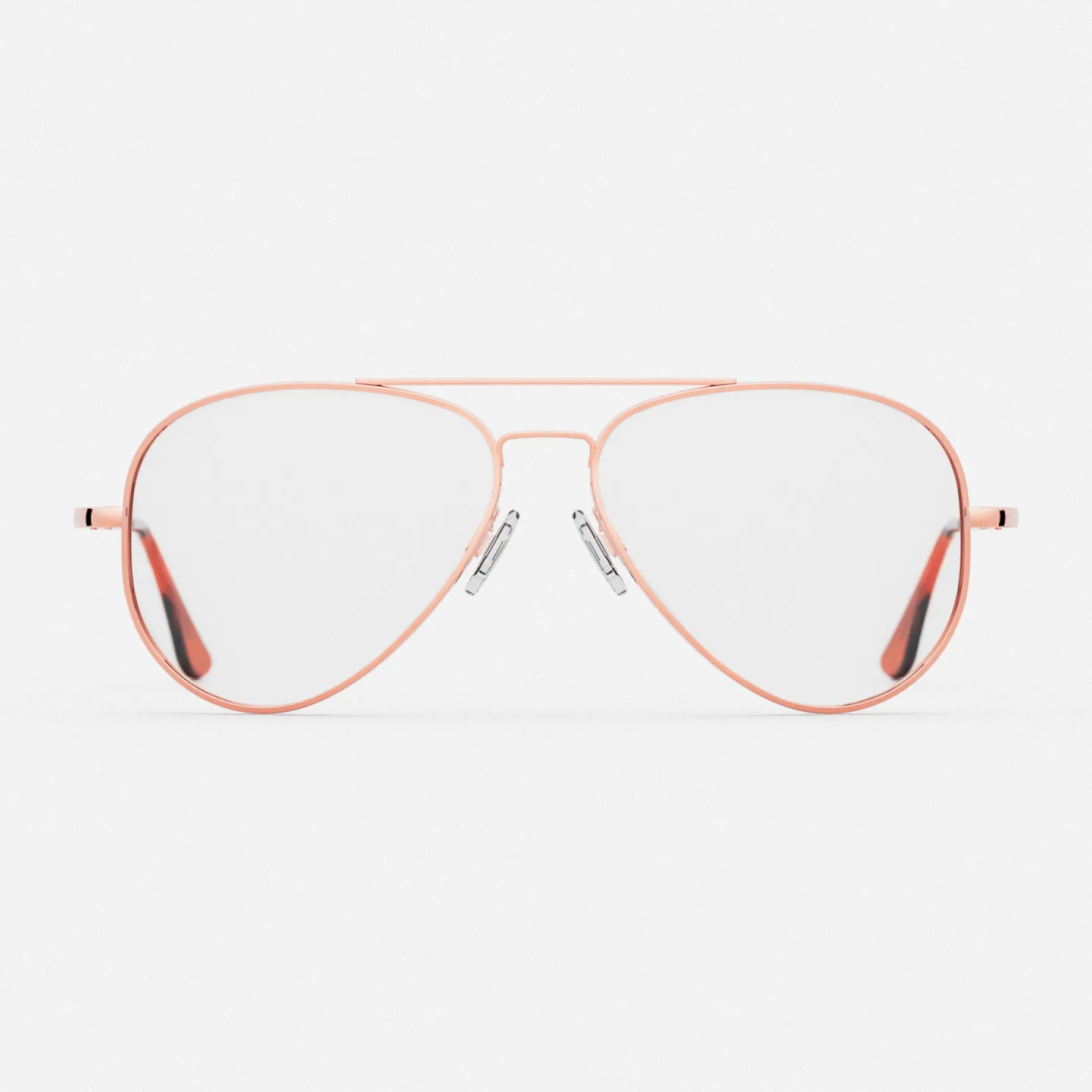 Women Randolph Engineering Concorde - 22k Rose Gold & Clear - Prescription Eyewear