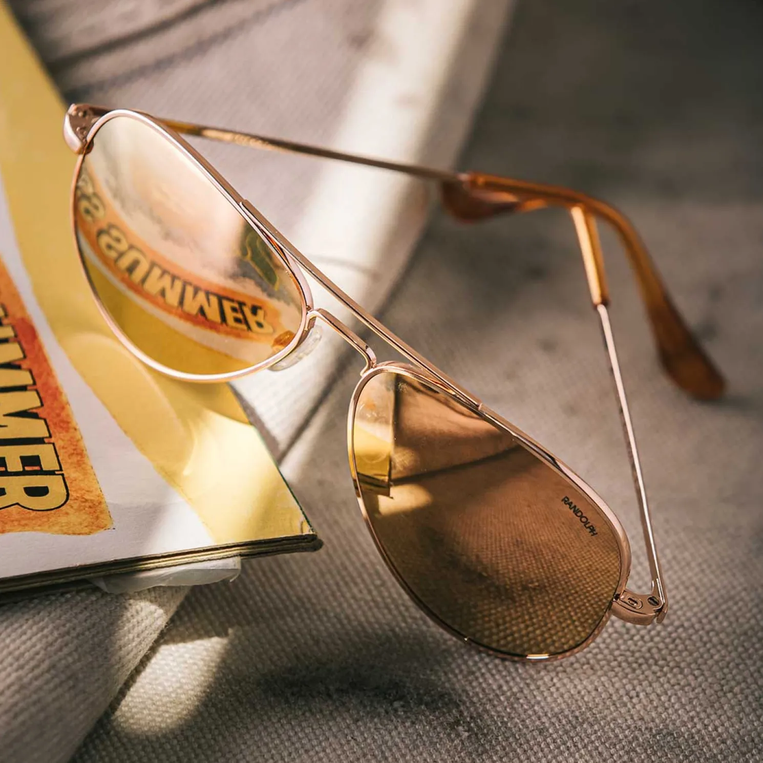 Randolph Engineering Concorde - 22k Rose Gold & Rose Gold - Prescription Sunglasses