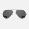 Randolph Engineering Concorde - 23k White Gold & American Gray - Prescription Sunglasses