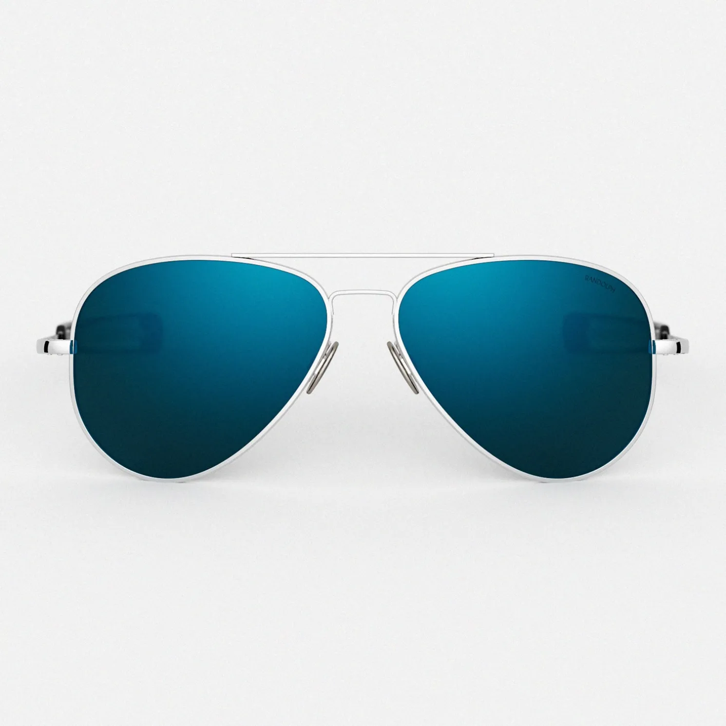 Randolph Engineering Concorde - 23k White Gold & Cobalt - Prescription Sunglasses