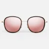 Women Randolph Engineering Elinor Fusion - 22k Rose Gold & Dark Chocolate Tortoise Inlay & Rose Gold
