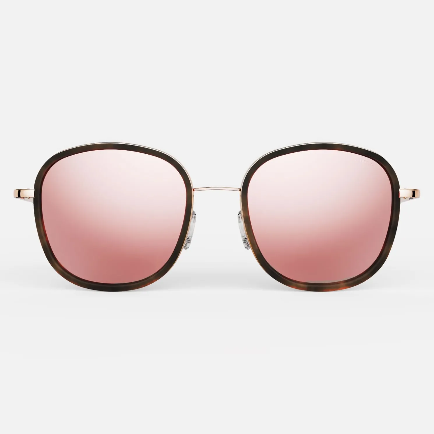 Women Randolph Engineering Elinor Fusion - 22k Rose Gold & Dark Chocolate Tortoise Inlay & Rose Gold