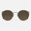 Women Randolph Engineering P3 - 22k Satin Chocolate Gold & Cape Sand