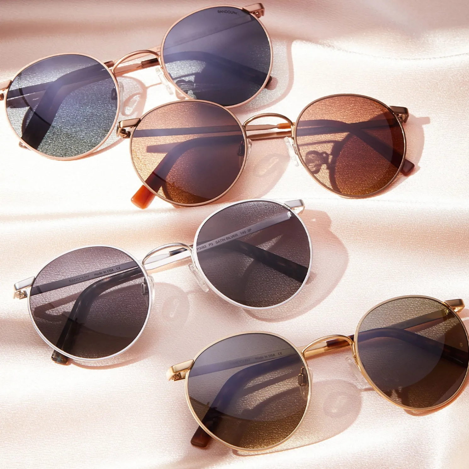 Women Randolph Engineering P3 - 22k Satin Chocolate Gold & Cape Sand