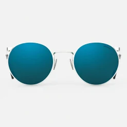 Randolph Engineering P3 - 23k White Gold & Cobalt - Prescription Sunglasses