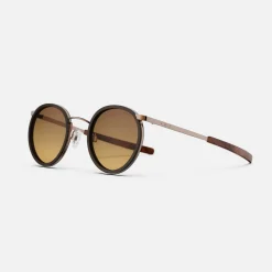 Randolph Engineering P3 Fusion - 22k Chocolate Gold & Sierra Inlay & Cape Sand - Prescription Sunglasses