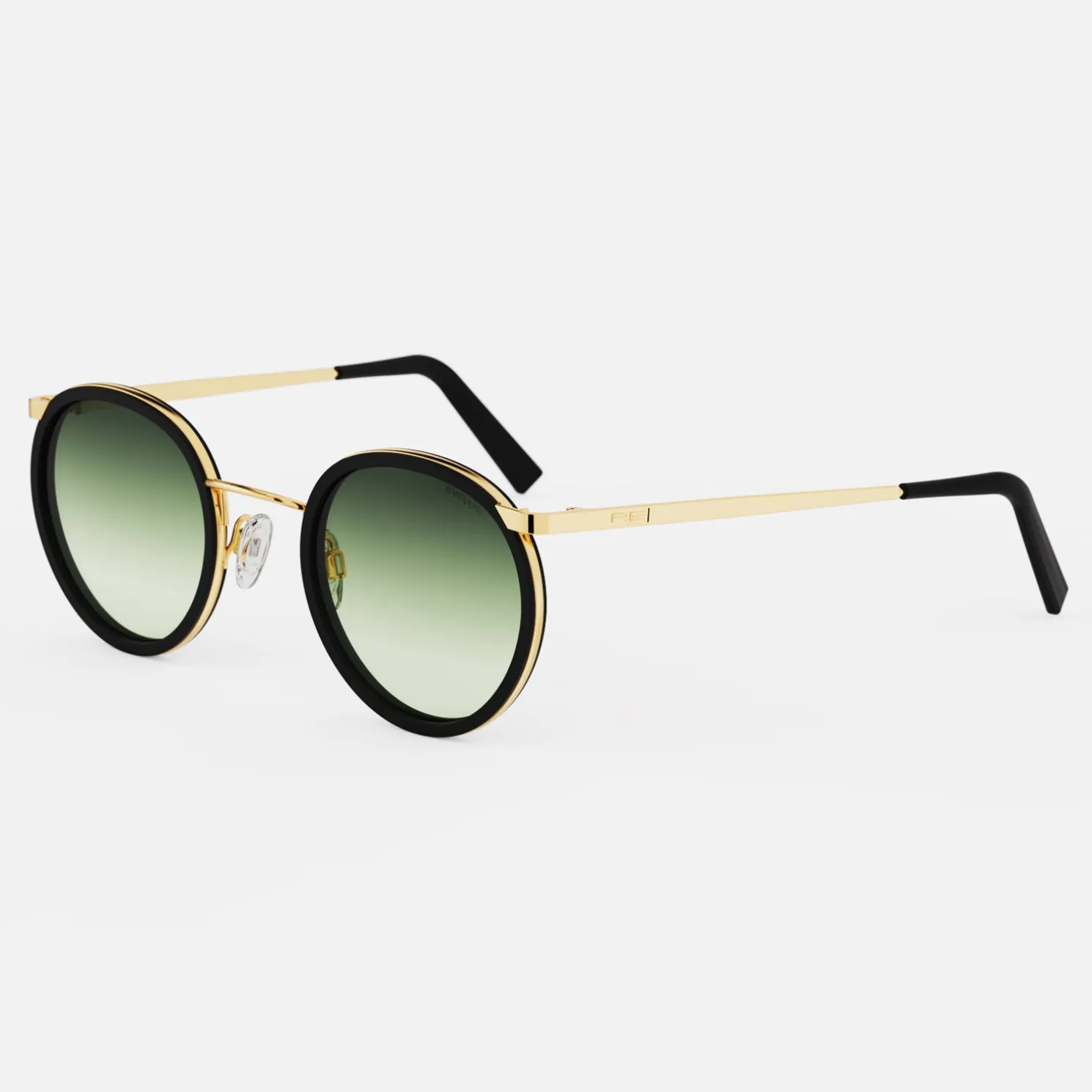 Women Randolph Engineering P3 Fusion - 23k Gold & Matte Onyx Inlay & Evergreen