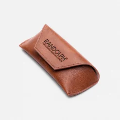 Women Randolph Engineering Travel Sunglasses Case - Tan