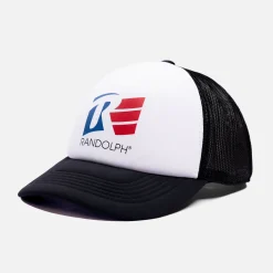 Women Randolph Engineering Vintage Logo Mesh Trucker Hat